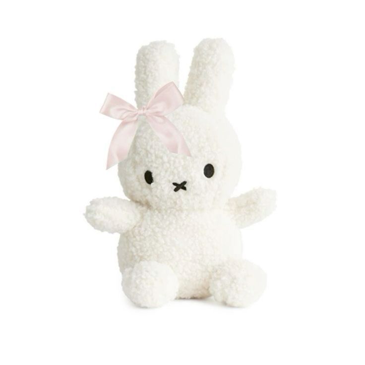 white bunny with bow
